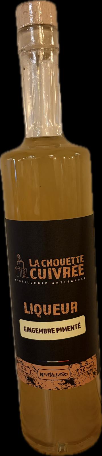 Liqueur de gingembre pimentée