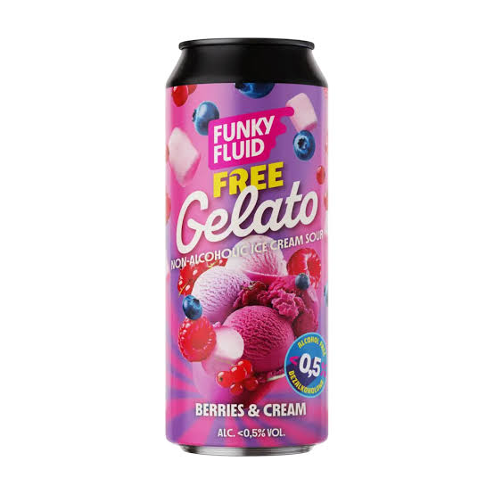 Free gelato berries & cream